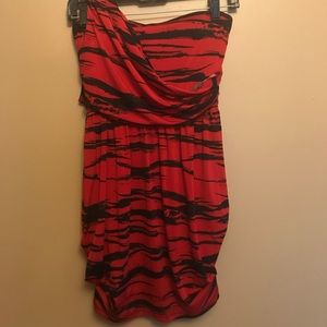 Striped Red Dress
